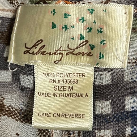 Liberty Love Sheer Surplice Blouse Top Nordstrom Medium - Picture 3 of 5